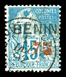 N°16, 75 sur 15c bleu, SUP. R. (signé Brun/certificat) Qualité: ...