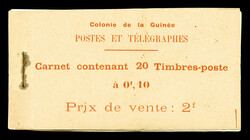 N°67-C1, 10c Gué de Kitim, carnet de 20 timbres sur papier couché. ...