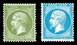 N°19 et 22, les 2 exemplaires TB Qualité: * Cote: 670 euros