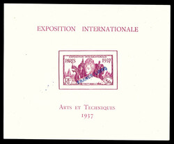 N°3, 5 fa lilas-rose surchargé FRANCE LIBRE. SUP. R. (certificats) ...