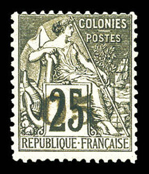 N°2, 05 sur 25c noir sur rose. TTB (signé/certificat) Qualité: * ...