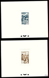 N°266/267, Ouvres de solidarité, 4 épreuves de couleur. TTB ...