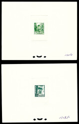 Série Vues de 1951: 8 épreuves de Luxe et 3 épreuves de couleurs ...