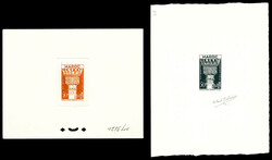 N°315/318, Série Solidarité de 1952, 4 épreuves de Luxe, 12 ...