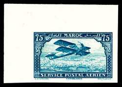 N°4a, 75c bleu non dentelé, cdf. SUP (certificat) Qualité: ** Cote ...