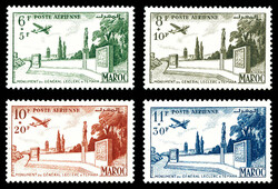 N°89/92, Non émis, série complète de 1952, les 4 valeurs, SUP ...