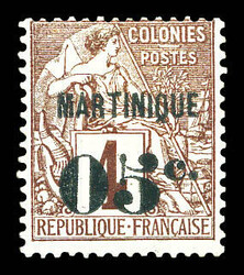 N°9, 05c sur 4c brun, tirage 400 exemplaires, SUP (signé ...