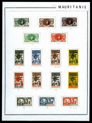 N°1/16, Série Palmier de 1906, les 16 valeur TB Qualité: * Cote: ...