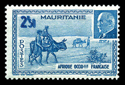 N°124a, 2f 50 bleu, double impression de la valeur. SUP (certificat) ...