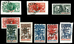 N°1/8, La série de 8 valeurs oblitérés Kaedi (sauf n°5 et 8 obl. ...