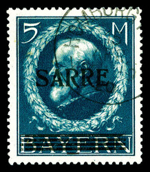 N°30, 5 m bleu. TTB (signé/certificat) Qualité: Oblitéré Cote: ...