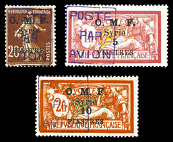 N°4/6, les 3 valeurs TB (certificat) Qualité: * Cote: 1655 euros