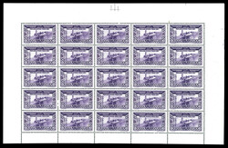 N°70/77, Série expo de 1937 en feuilles complètes de 25 ...