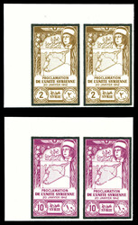 N°101/104, Série complète en paires cdf non dentelée. TB Qualité ...