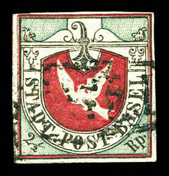 N°8, Colombe de Bâle, belles marges et beau relief, très jolie ...