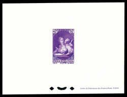 N°446, Fragonard: épreuve de luxe en violet petit format. TB ...