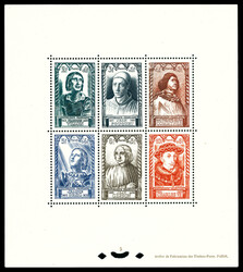 N°765/770, Blocs Spéciaux: Série Célébrité du XVème siècle, ...