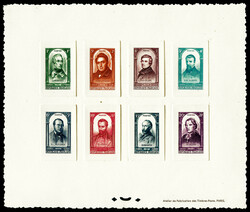 N°795/802, Série Grds Hommes de 1948 en épreuve collective. SUP. R ...