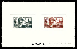 N°815 et 942, Leclerc en épreuve collective, tirage 25 exemplaires. ...