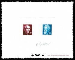 N°820/821, Célébrités de 1948 en épreuve collective, tirage 25 ...