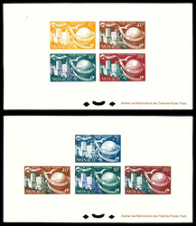 N°3a/4a, MONACO BLOCS SPECIAUX PA, 75è anniversaire de l'U.P.U: les ...