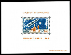 N°5, MONACO BLOCS SPECIAUX, Exposition Philatec 1964, très jolie ...