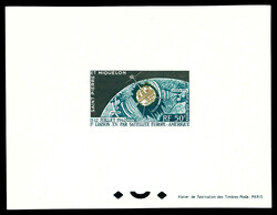 N°29, SAINT PIERRE ET MIQUELON PA: 1ère liaison Satellite, épreuve ...