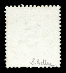 N°4b, 5c vert-jaune, surcharge renversée. TTB (signé ...