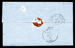 L'ARMAND BARBES probable, 20c Lauré obl étoile '2' et càd PARIS/St ...