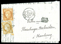 LE GENERAL UHRICH', Correspondance Havas en Allemand, affranchie à ...