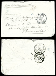 LA VILLE D'ORLEANS' (repêchage de Mandal), courrier accidenté avec ...