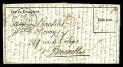 LA VILLE D'ORLEANS' (repêchage de Mandal), courrier accidenté avec ...