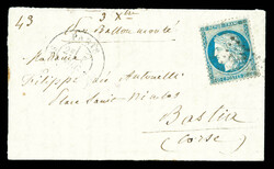 LE DENIS PAPIN' (probable), 20c Siège, départ le 5 dec 70 à ...