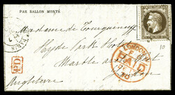 LE GENERAL RENAULT', Gazette des Absents N°14, 30c Lauré obl ...