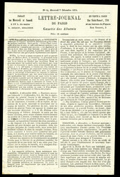 LE GENERAL RENAULT', Gazette des Absents N°14, 30c Lauré obl ...