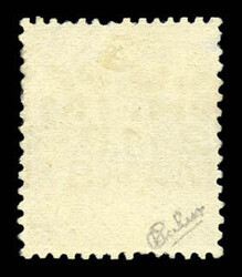 N°8a, 30c brun foncé surchargé 4 lignes horizontales du 12 mars, R ...