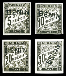 N°1/4, Les 4 valeurs dont le N°4 (*). TB (certificat) Qualité: * ...