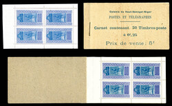 N°25-C1, 25c Targui, carnet de 20 timbres, gomme parfaite. SUPERBE. ...