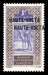 N°1d, 1c violet-brun et violet: Double surcharge, quasi **. TTB ...