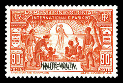 N°68b, 90c orange: Triple surcharge. SUPERBE. R.R. (certificat) ...
