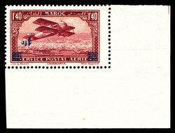 N°32a, 1f s 1f 40 rose-carmin: Surcharge renversée, cdf. SUP ...