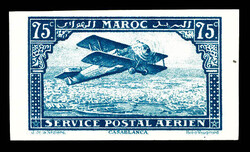 N°4a, 75c bleu non dentelé. SUP (certificat) Qualité: ** Cote: 615 ...