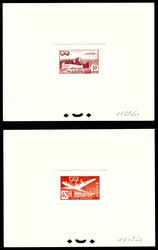 N°85/88, Série des Vues de 1952 en épreuves de couleur. SUP. R. ...