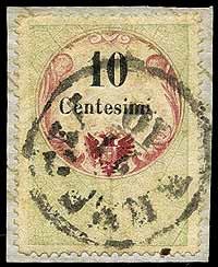 4775: Lombardy Venetia Newspaper Tax Stamps