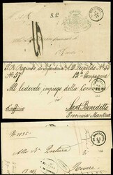 4775: Lombardy Venetia Newspaper Tax Stamps