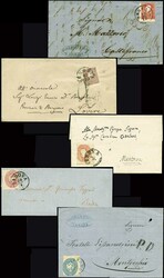 4775: Lombardy Venetia Newspaper Tax Stamps
