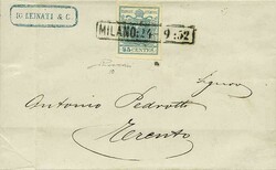 4775: Lombardy Venetia Newspaper Tax Stamps