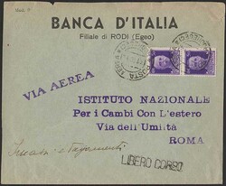 OCCUPAZIONI - POSTA MILITARE Tipologia: B P.Militare - busta per via ...