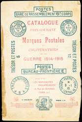 Mini-catalogue prix courant : marques postales et oblitérations de ...