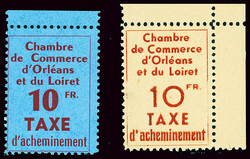 N°2 + n°3 Orléans, les 2 valeurs, bdf, neufs **, TB